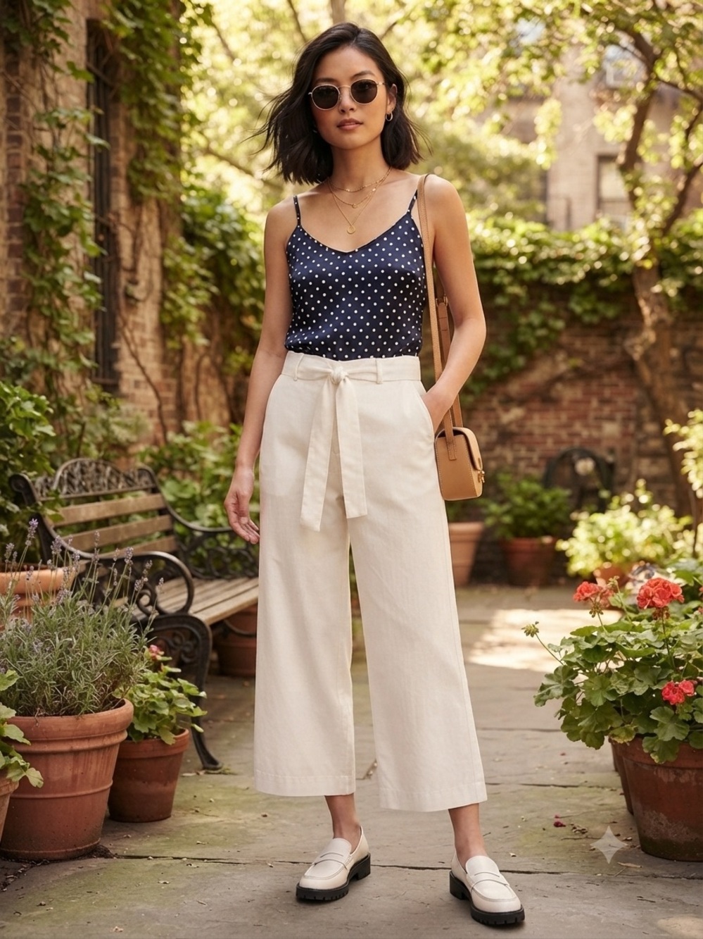 ECRU BRAND CROPPED PANTS